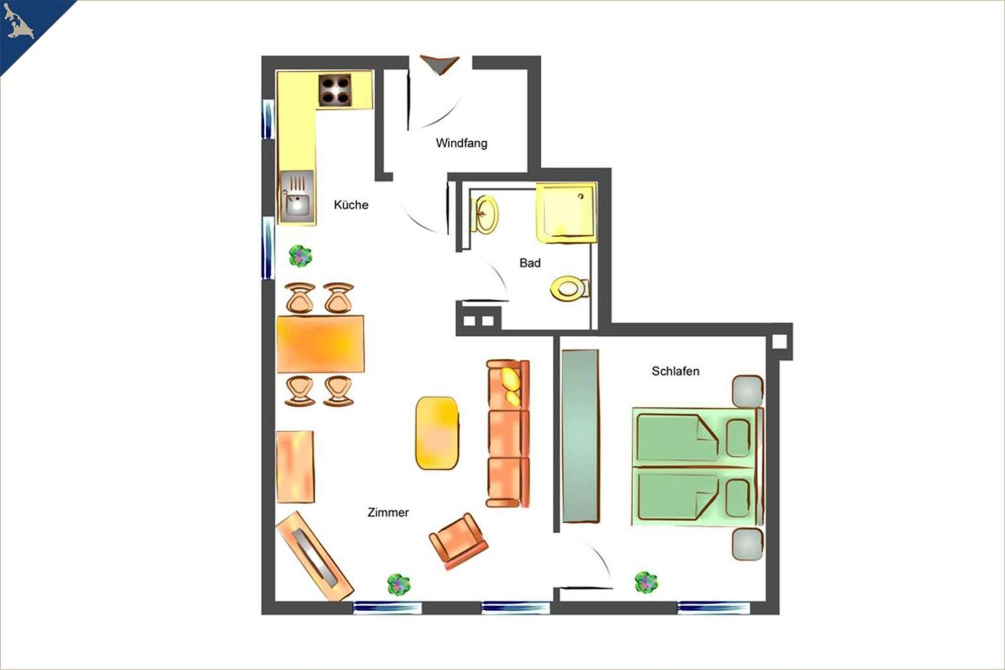 Hohe Buchen Apartment 3 Херингсдорф Экстерьер фото